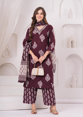 JC4U Women Kurta Pant Dupatta Set