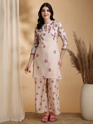 berrylicious Women Ethnic Top Palazzo Set