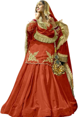 AHJANANDTEX Women Ethnic Top Sharara Dupatta Set