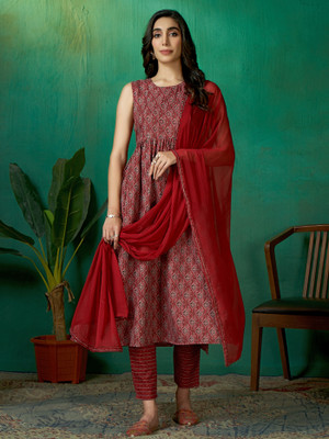 Divastri Women Kurta Pant Dupatta Set