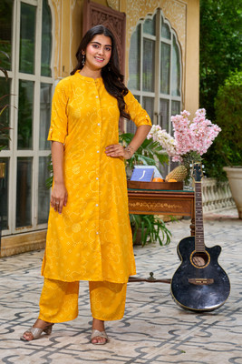 Divastri Women Kurti Palazzo Set