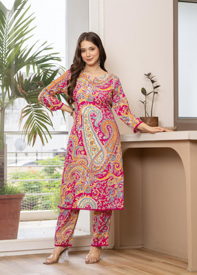 PRISCA Women Kurta Pant Set