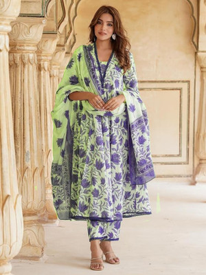 PARTHVI Women Kurta Pant Dupatta Set