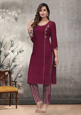 Fatima Traderz Women Kurta Pant Attached Dupatta Set