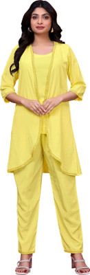 Shree Ram Creation Women Ethnic Top Pant Set