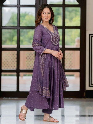 Arayna Women Kurta Palazzo Dupatta Set