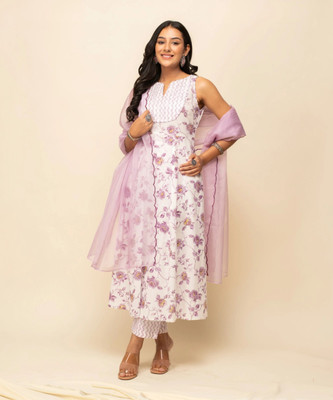 FIORRA Women Kurta Pant Dupatta Set