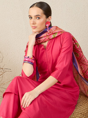 Indo Era Women Kurta Pant Dupatta Set
