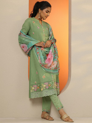 LIBAS Women Kurta Pant Dupatta Set