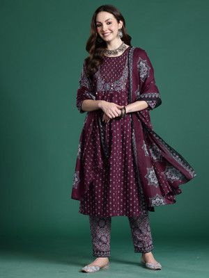 Indo Era Women Kurta Pant Dupatta Set