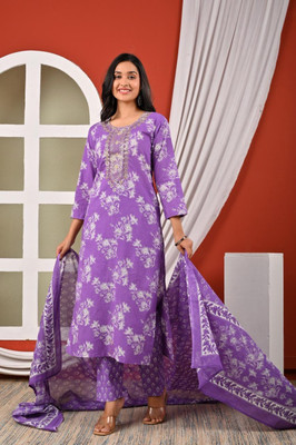 Fateh Enterprises Women Kurta Pant Dupatta Set