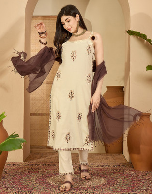 Skylee Women Kurta Pant Dupatta Set