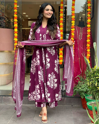 Aaghnya Fashion Women Kurta Pant Dupatta Set