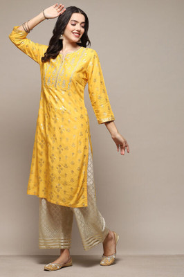 BIBA Women Kurta Palazzo Set