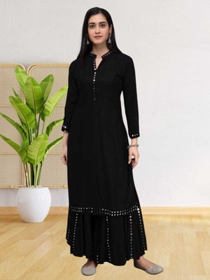 Goapifashion Women Kurta Palazzo Set