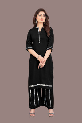 Hangerdesginer Women Kurta Palazzo Set