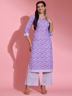 Poshak Hub Women Kurta Palazzo Set