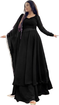 jp enterprise Women Kurta Sharara Dupatta Set