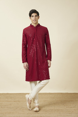 MANYAVAR Men Kurta Pyjama Set