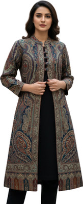 I Bar Women Ethnic Top Pant Ethnic Jacket Set