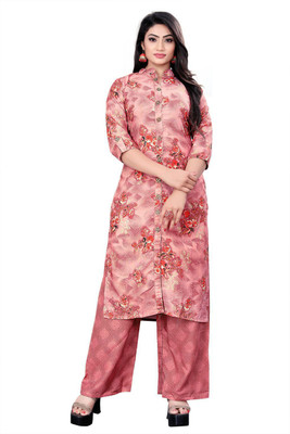 HF HOLYDAY FASHION Floral Print Kurta, Salwar & Dupatta Set