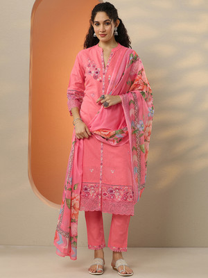 LIBAS Women Kurta Pant Dupatta Set
