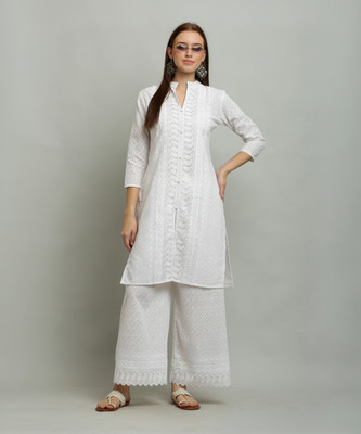 Aasma Creatives Women Kurta Palazzo Set