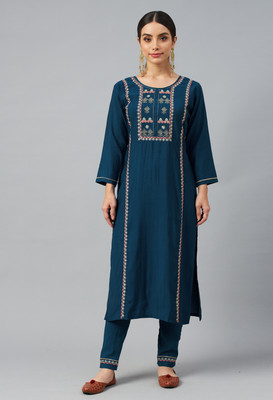 SheWill Women Kurta Pant Set