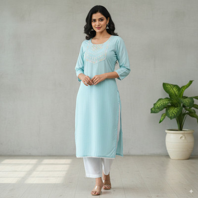 SHRA TEXTILE Women Kurti Pant Set