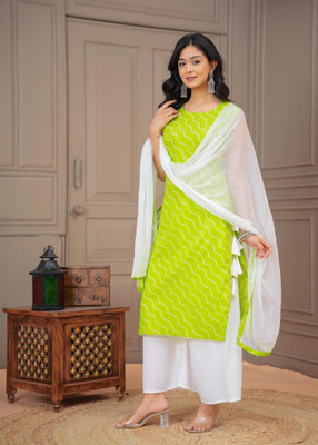 MACHLA Women Kurta Palazzo Set
