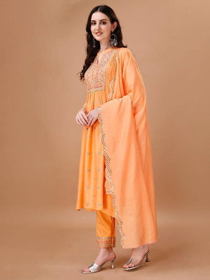 Varamya Women Kurta Salwar Dupatta Set