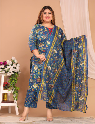 GYAPTI Women Kurta Pant Dupatta Set