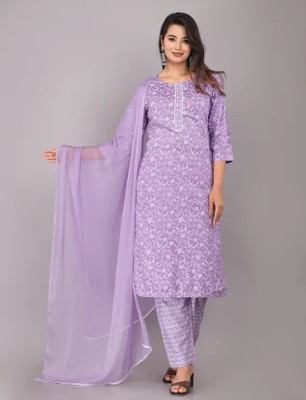 HouseOfCommon Women Kurta Pant Dupatta Set