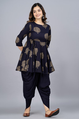 TFP Women Kurti Dhoti Pant Set
