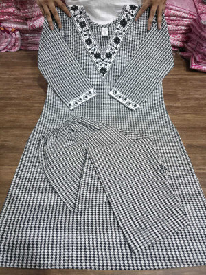 FARMAN COLLECTION Women Kurti Palazzo Set