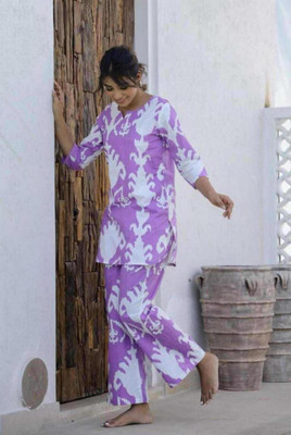 Muskan Fab Women Ethnic Top Pant Set