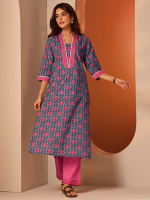 LIBAS Women Kurta Pant Set