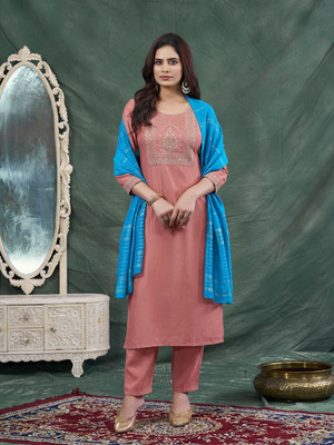 MOKOSH Women Kurta Pant Dupatta Set