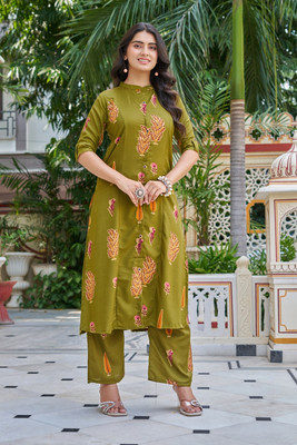 TAKSHIL CREATION Women Kurti Pant Set