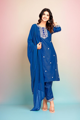 KAAYA CREATION Women Kurti Pant Dupatta Set