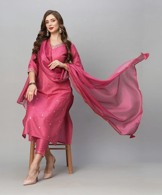 Gosriki Women Kurta Pant Dupatta Set