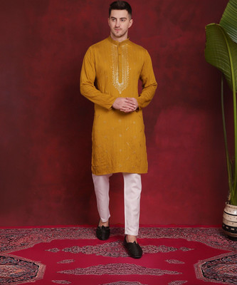 Jompers Men Kurta Pyjama Set