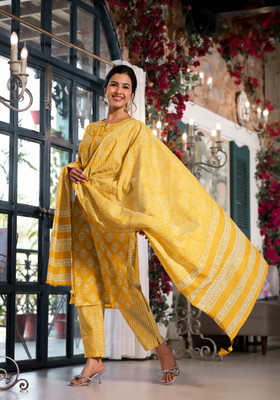 MIRCHI FASHION Women Kurta Pant Dupatta Set