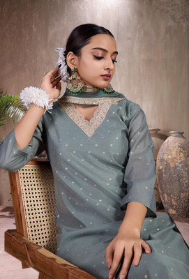 Divastri Women Kurta Pant Dupatta Set