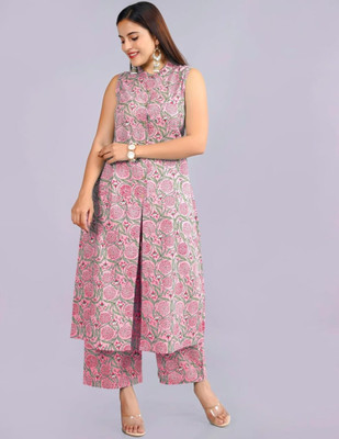 Finico Women Kurta Palazzo Set