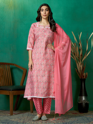 Sangria Women Kurta Pant Dupatta Set