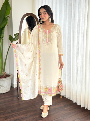 HouseOfCommon Women Kurti Patiala Dupatta Set