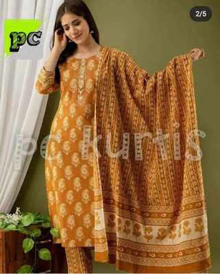 YATVIK Women Kurta Pant Dupatta Set