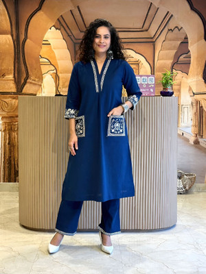 Loomster Women Kurta Pant Set