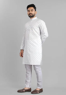 SONBAI Men Kurta Pyjama Set